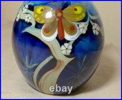 Vintage Joseph Morel Zellique hand blown glass butterfly perfume scent bottle Vintage Joseph Morel Zellique hand blown glass butterfly perfume scent bottle
