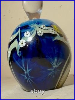 Vintage Joseph Morel Zellique hand blown glass butterfly perfume scent bottle Vintage Joseph Morel Zellique hand blown glass butterfly perfume scent bottle