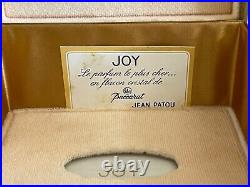 Vintage Joy Patou Paris Baccarat Crystal Perfume Bottle 1 FL. OZ / 30 ml Empty