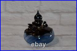 Vintage KING SOLOMON FINDS Blown Glass Sterling Silver Overlay Perfume Bottles