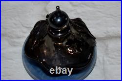 Vintage KING SOLOMON FINDS Blown Glass Sterling Silver Overlay Perfume Bottles