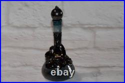 Vintage KING SOLOMON FINDS Blown Glass Sterling Silver Overlay Perfume Bottles