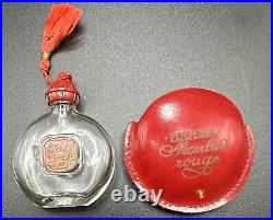 Vintage Karma Moulin Rouge Purse Perfume Bottle Glass French