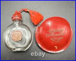 Vintage Karma Moulin Rouge Purse Perfume Bottle Glass French