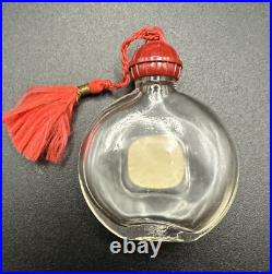 Vintage Karma Moulin Rouge Purse Perfume Bottle Glass French