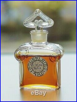 Vintage L'HEURE BLEUE by GUERLAIN splash PURE PARFUM 3 1/8 bottle