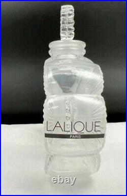 Vintage LALIQUE 2 Fleurs Flacon Bottle Perfume Bottle Signed FAST SHIP