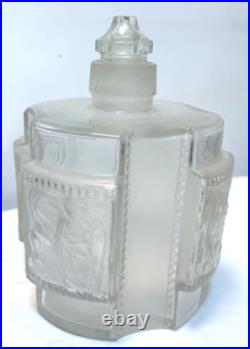 Vintage LALIQUE HELENE CRYSTAL PERFUME BOTTLE