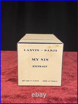 Vintage LANVIN'My Sin' Parfum Extrait 80ml Sealed in Box