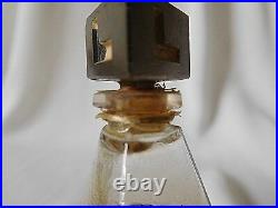 Vintage LENTHERIC ASPHODELE 1 oz. Est. Perfume Bottle From 1928, Very Rare