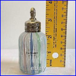 Vintage La Fenice Murano Filigrana Glass Perfume Bottle, Made in Italy