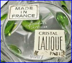 Vintage Lalique Crystal Flacon FLORIDE Perfume Bottle, Green Dots