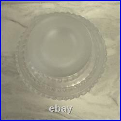 Vintage Lalique Crystal Les Enfants Frosted Perfume Bottle #609 Dancing Cherub