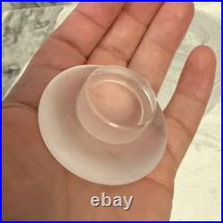 Vintage Lalique Crystal Les Enfants Frosted Perfume Bottle #609 Dancing Cherub