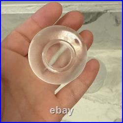 Vintage Lalique Crystal Les Enfants Frosted Perfume Bottle #609 Dancing Cherub