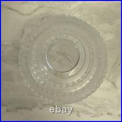 Vintage Lalique Crystal Les Enfants Frosted Perfume Bottle #609 Dancing Cherub