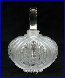 Vintage Lalique Crystal Mirabel Perfume Bottle