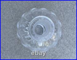 Vintage Lalique Crystal Nina Ricci L'air du Temps 8 Large Perfume Bottle