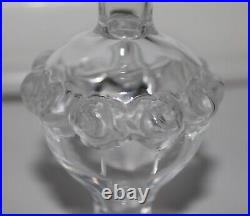 Vintage Lalique Crystal'martine Perfume Bottle With Stopper-estate Piece