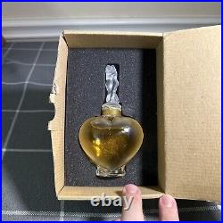 Vintage Lalique Factice Dummy perfume bottle with original packaging