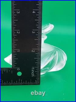 Vintage Lalique France Crystal Perfume Bottle Samoa Swirl Shell Design