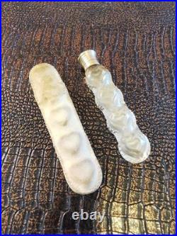 Vintage Lalique Glass Hearts Scent Bottle Nina Ricci Couer Joy
