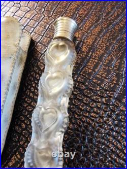 Vintage Lalique Glass Hearts Scent Bottle Nina Ricci Couer Joy