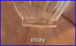 Vintage Lalique Jacqueline Cochran Perfume Bottle Two Doves 1960's, 1/4 oz. 3H
