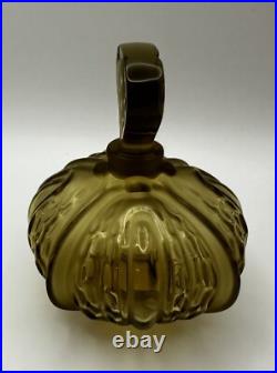 Vintage Lalique Mirabel Perfume Bottle France Olive Green Vintage Lalique Mirabel Perfume Bottle France Olive Green