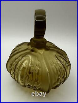 Vintage Lalique Mirabel Perfume Bottle France Olive Green Vintage Lalique Mirabel Perfume Bottle France Olive Green