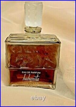 Vintage Lalique Molinard Habanita Perfume Bottle Unopened