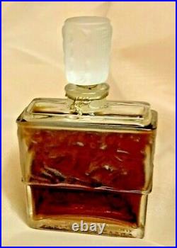 Vintage Lalique Molinard Habanita Perfume Bottle Unopened