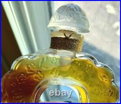 Vintage Lalique Nina Ricci Coeur Joie Heart Shape Crystal Perfume Bottle Sealed