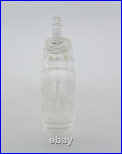 Vintage Lalique Perfume Bottle 2 Flowers Deux Fleurs Crystal