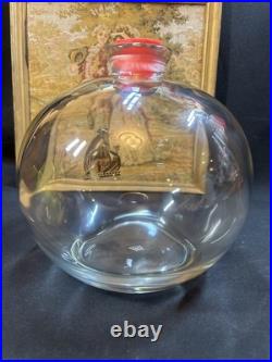 Vintage Lanvin Art Deco Clear Glass Perfume Bottle Factice Dummy Display 6.5