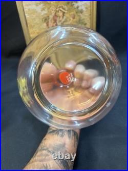 Vintage Lanvin Art Deco Clear Glass Perfume Bottle Factice Dummy Display 6.5