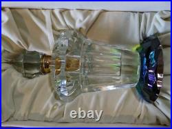 Vintage Large Glass Perfume Bottle With Case