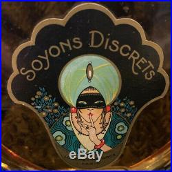 Vintage Large Unopened SOYONS DISCRETS French Commercial Perfume Bottle