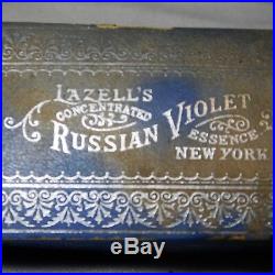 Vintage Lazells Russian Violet Concentrated Perfume Sealed Original Box