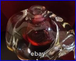 Vintage Leon Applebaum Art Glass Perfume Bottle withStopper