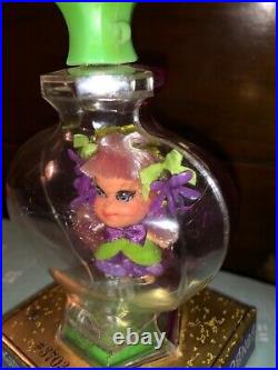 Vintage Liddle Kiddle Violet Kologne Perfume Bottle Little Doll Flower Mattel
