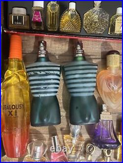 Vintage Lot of 73 Perfume Bottles Jean Paul Gaultier, Van Cleef, YSL, Avon, Polo