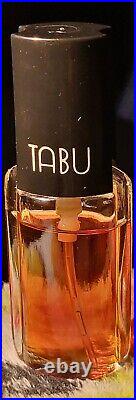 Vintage Lot of TABU 4 New bottles. 3-1/2 ounce and 1-2 ounce bottle