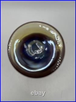 Vintage Lundberg Studios Art Glass Perfume Bottle