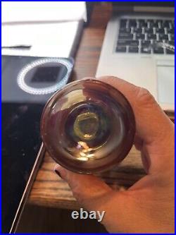 Vintage Lundberg Studios Art Glass Perfume Bottle