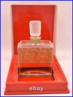 Vintage MOLINARD DE LALIQUE FRANCE PERFUME NEVER OPENED BOTTLE with Box