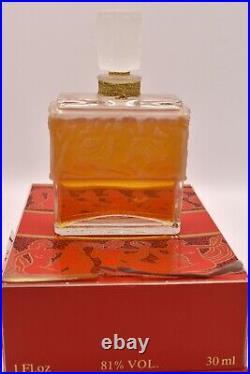 Vintage MOLINARD DE LALIQUE FRANCE PERFUME NEVER OPENED BOTTLE with Box