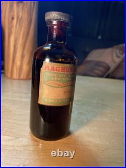 Vintage Magnus, Mabee&Reynard Perfume/essential Oils, 4 With Orig. Wood Caps. 1 Full