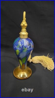 Vintage Marcel Franck France Brevete SGDG Art Glass Perfume Bottle