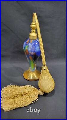 Vintage Marcel Franck France Brevete SGDG Art Glass Perfume Bottle